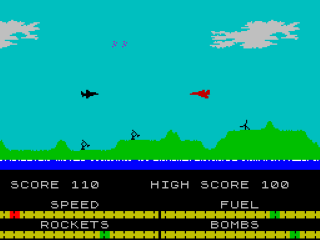 Harrier Attack screenshot 3 for ZX Spectrum